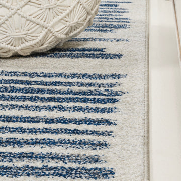 Khalil Modern Berber Stripe Area Rug
